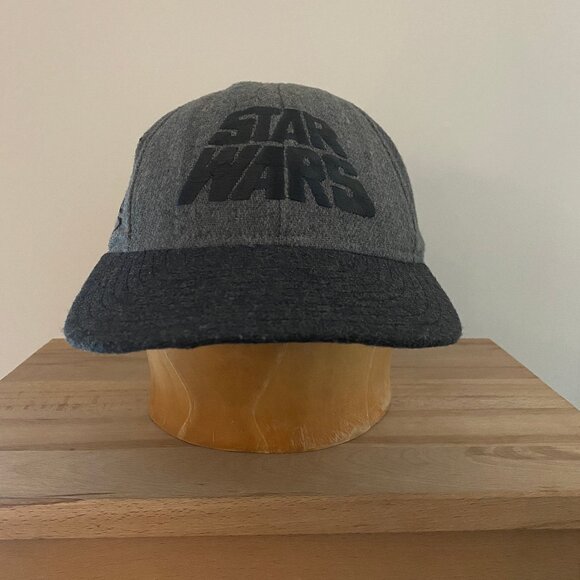 VINTAGE STAR WARS DARTH VADER STORM TROOPER SNAPBACK WOOL HAT MADE IN USA - Picture 1 of 11